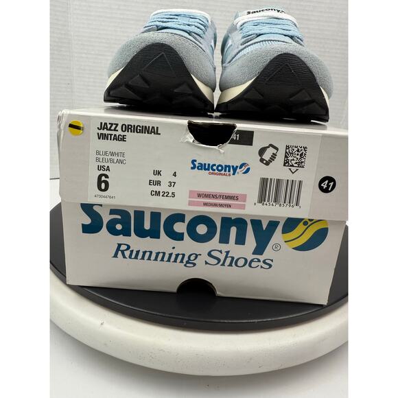 Saucony Jazz Original Womens Size 6 Retro Sneakers Light Blue S60368-41 Shoes - Picture 5 of 10